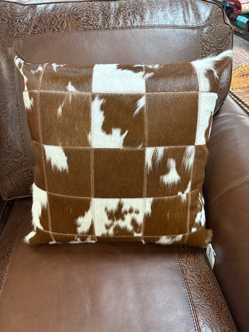 Cowhide Pillow 20”